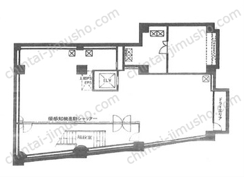 立花国際ビルB1階の間取図