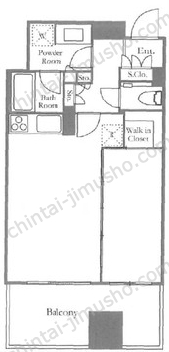 シティタワー銀座東の間取図