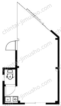 テーベ白金台2階の間取図