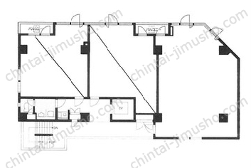 VORT AOYAMA／渋谷表参道ライズオフィス2nd／渋谷表参道ライズオフィス1st4階の間取図