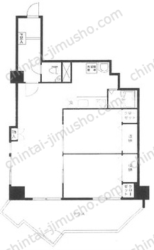 マンション池尻の間取図