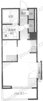 白金タワーテラス棟の間取図