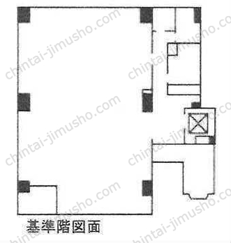 RBM築地駅前ビル9階の間取図