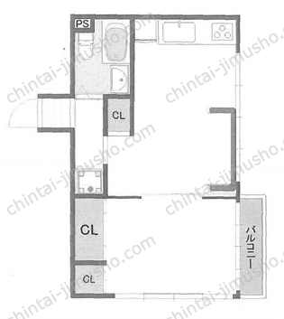 ニュー浜町ダイヤモンドマンション7階の間取図