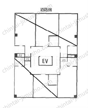 三光ビル（サンコービル）3階の間取図