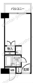 ライオンズマンション歌舞伎町の間取図