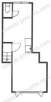 パラシオ竹内2階の間取図