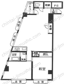 シャトレー渋谷の間取図