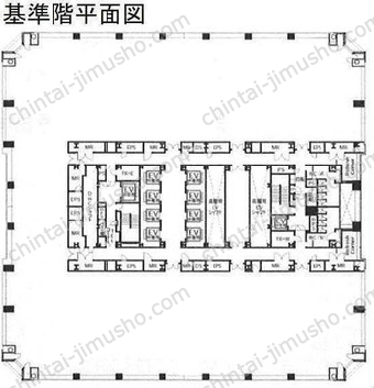 晴海アイランドトリトンスクエアオフィスタワーZの間取図