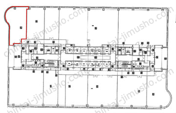 クイーンズタワーC20Fの間取図