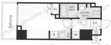 VORT渋谷松濤residenceの間取図