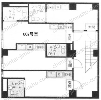 ダイヤモンドレジデンス八丁堀B1階の間取図