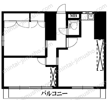 カーサ第二新宿の間取図