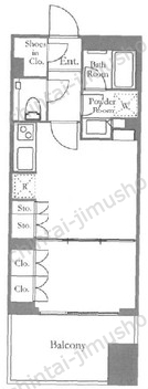 シティタワー銀座東の間取図