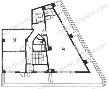 竹橋ビルの間取図