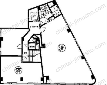 竹橋ビルの間取図