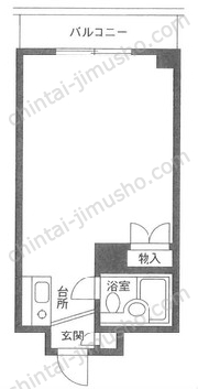 藤和半蔵門コープ4階の間取図