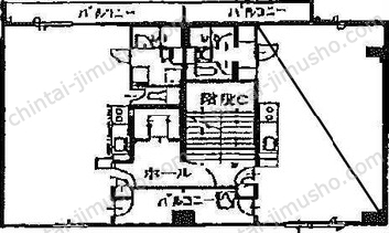 FORECAST茅場町／FORECAST茅場町ANNEX2階の間取図