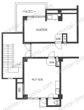 175番館ビル／百七十五番館ビル4階の間取図