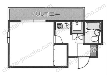 アルカディア下北沢1階の間取図