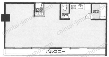 大永初台マンションの間取図