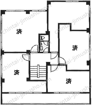 大洋ビルの間取図