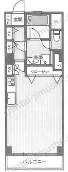 秀和神宮レジデンスの間取図