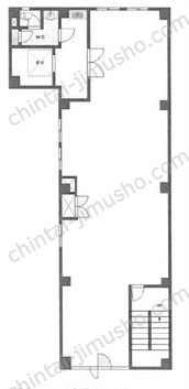 Imas Works Bakurocho2階の間取図