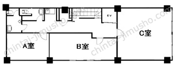 三星本社ビルの間取図