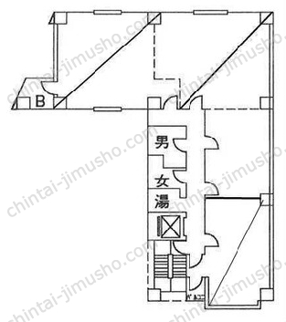 山萬ビルの間取図