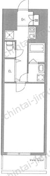 グランドメゾン新宿東の間取図