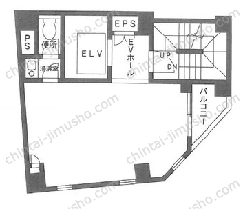 銀座セレンシービル2階の間取図