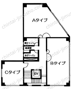 鈴野ビルの間取図