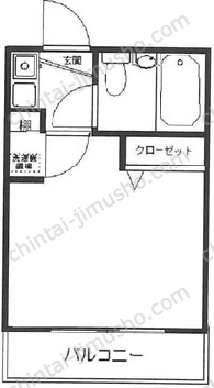 ニューライフ新宿参番館の間取図
