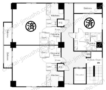 プロミエ秋葉原の間取図