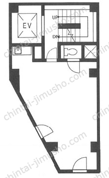 ニュー虎ノ門ビル5階の間取図