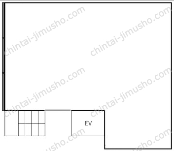 六本木メイフラワーハウス3階の間取図