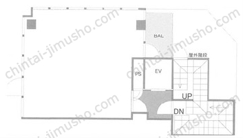 FLAPBLDG.KINUTA4階の間取図