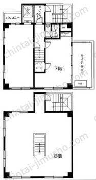 塚本ビル一括貸の間取図