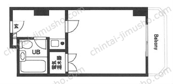 飯倉ヒルズ7階の間取図