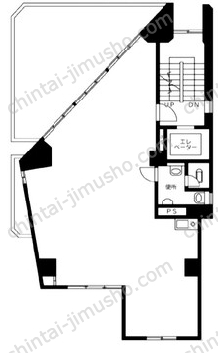 KOALA BLDG. JIMBOCHO3階の間取図