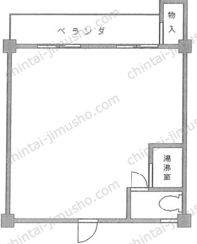大輝ビル4階の間取図