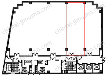 オーク桜木町ビル6階の間取図