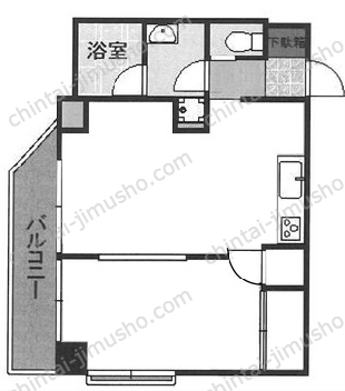 シェモワロワイヤルの間取図
