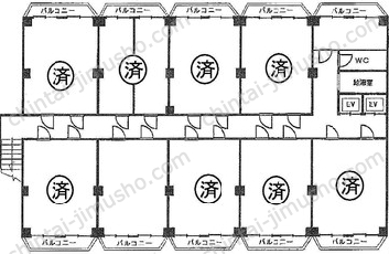 正栄プラザビルの間取図