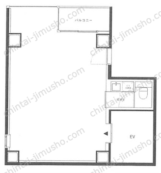 KUDANMINAMI TERRACE2階の間取図
