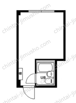 赤坂レジデンシャルホテル4階の間取図