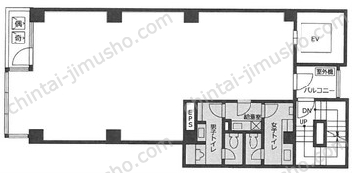 VORT新橋Ⅱ9階の間取図