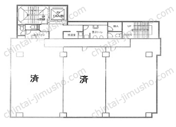 セキサクビル7階の間取図