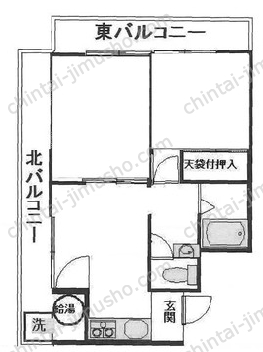 ジュネス練馬3階の間取図